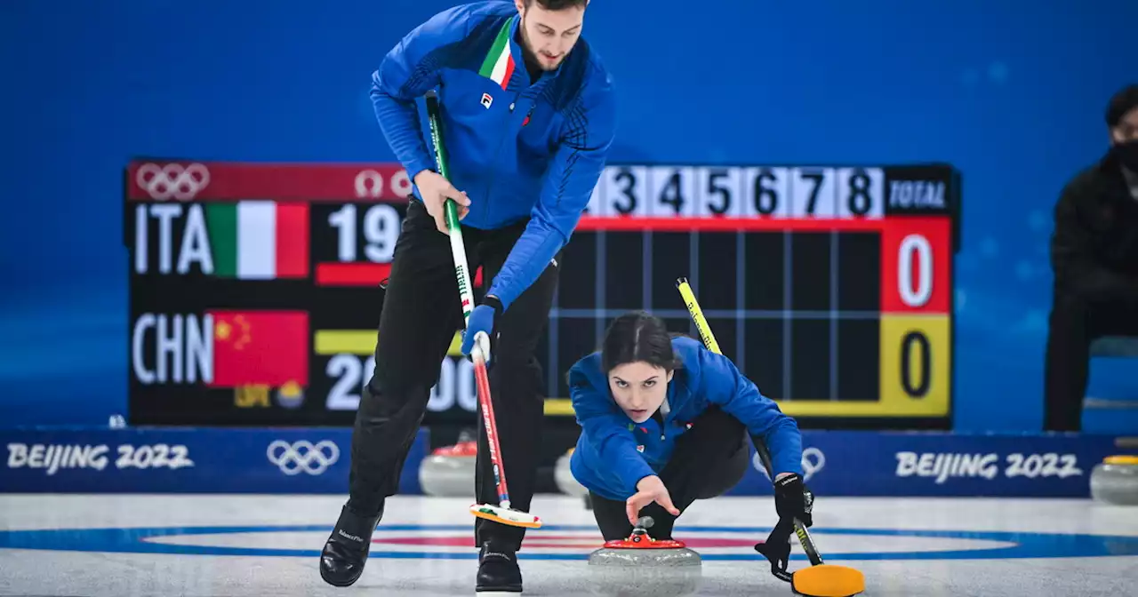 Storico Curling. La prima volta di Amos Mosaner e Stefania Constantini