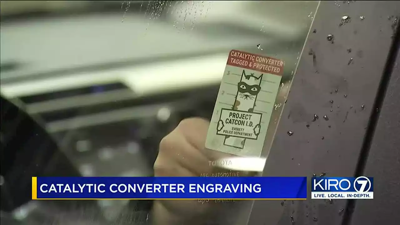 Everett Police Department’s catalytic converter theft prevention project rolling along