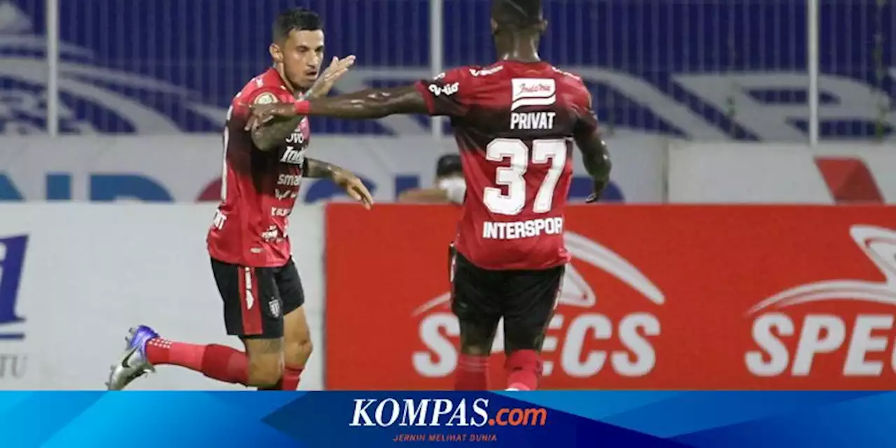 Babak Pertama Bali United Vs PSM, Serdadu Tridatu Unggul 2-1