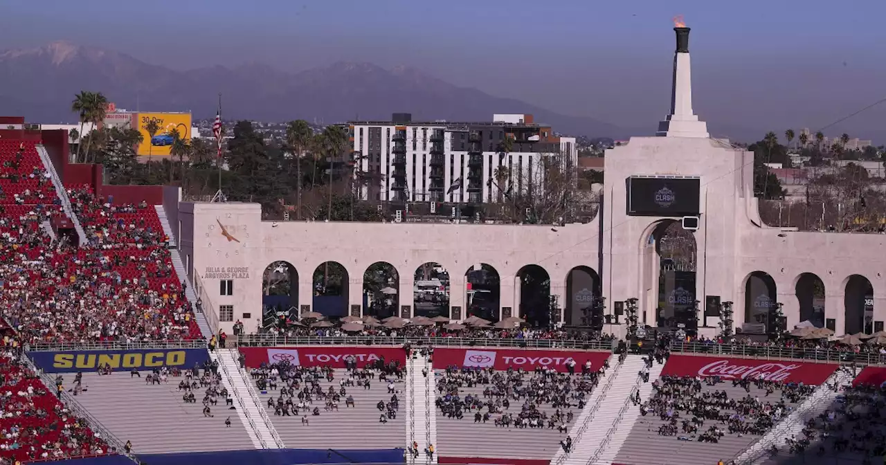 Photos: NASCAR clashes at the Coliseum