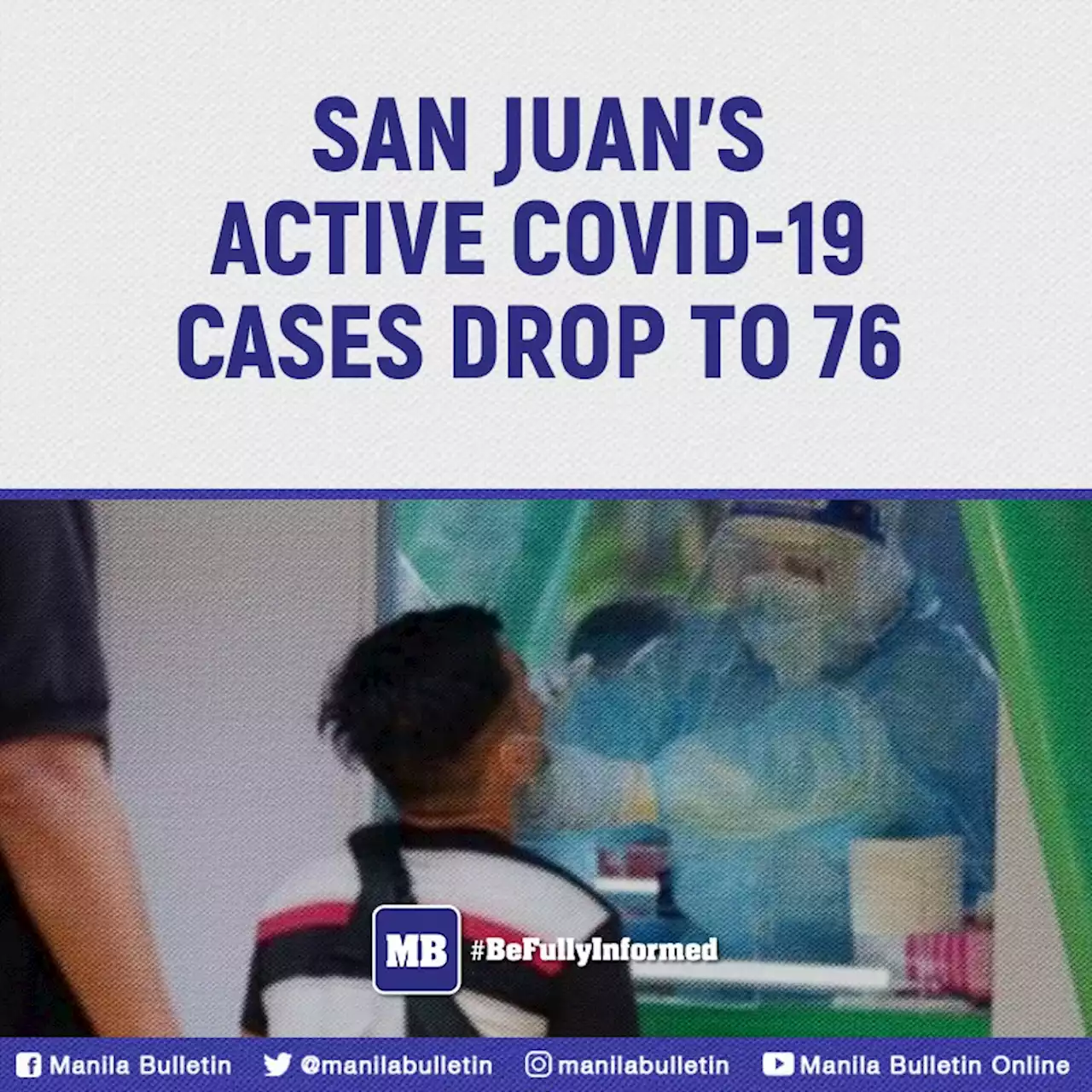 San Juan's active COVID-19 cases drop to 76