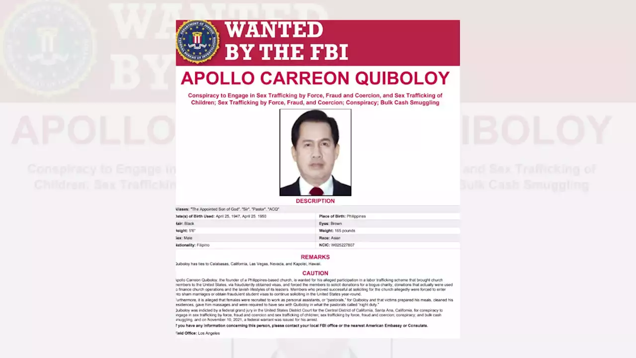 Quiboloy not in hiding, lawyer says