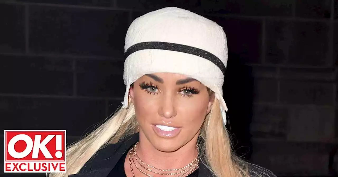 Katie Price refuses to talk about new surgery at bandage-clad awards appearance