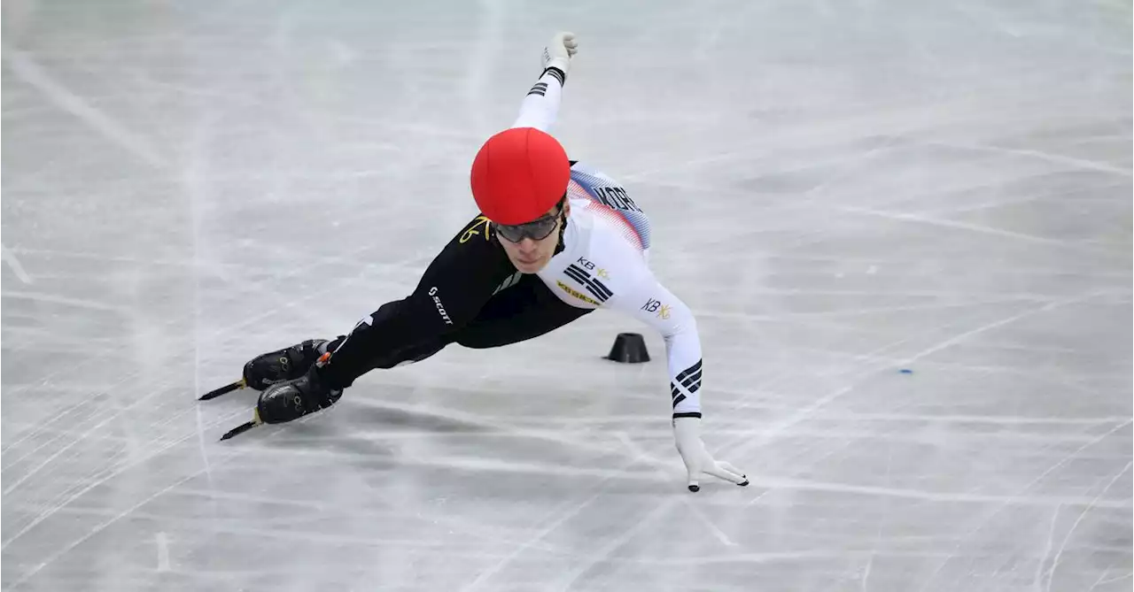 Short track-World record holder Hwang out of 1,000m semi-finals