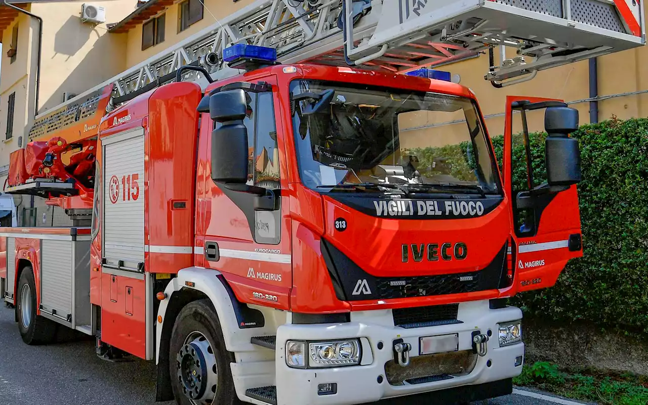 Incendio nei boschi in Val di Susa, vento oltre 100 chilometri orari