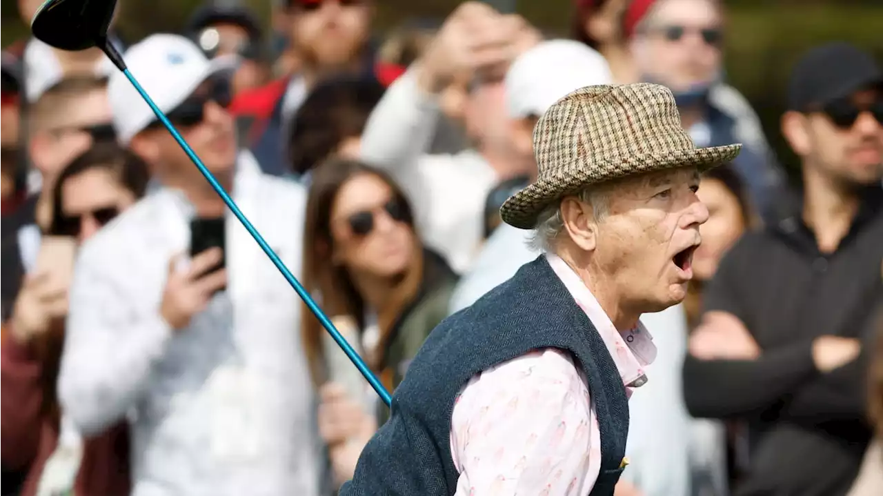 Bill Murray Hits Viral No-Look Putt at Pebble Beach Pro-Am