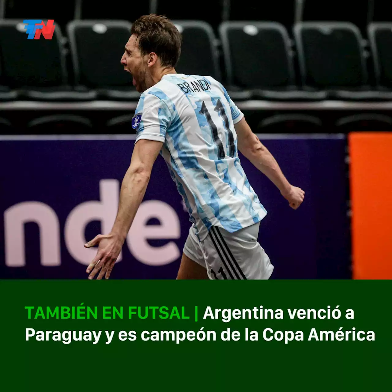 Argentina es campeón de la Copa América de Futsal: le ganó 1 a 0 a Paraguay