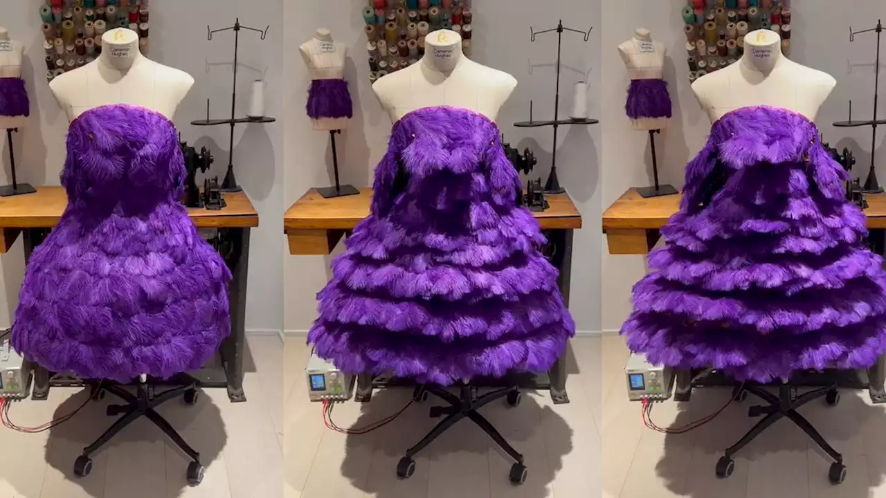 This TikTok Designer Uses Engineering to Create High-Tech Dresses