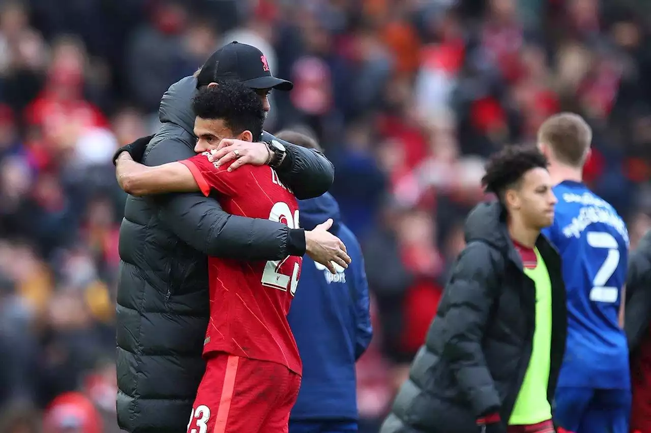 Video: La imperdible cara de Jürgen Klopp al pensar que Luis Díaz se había lesionado