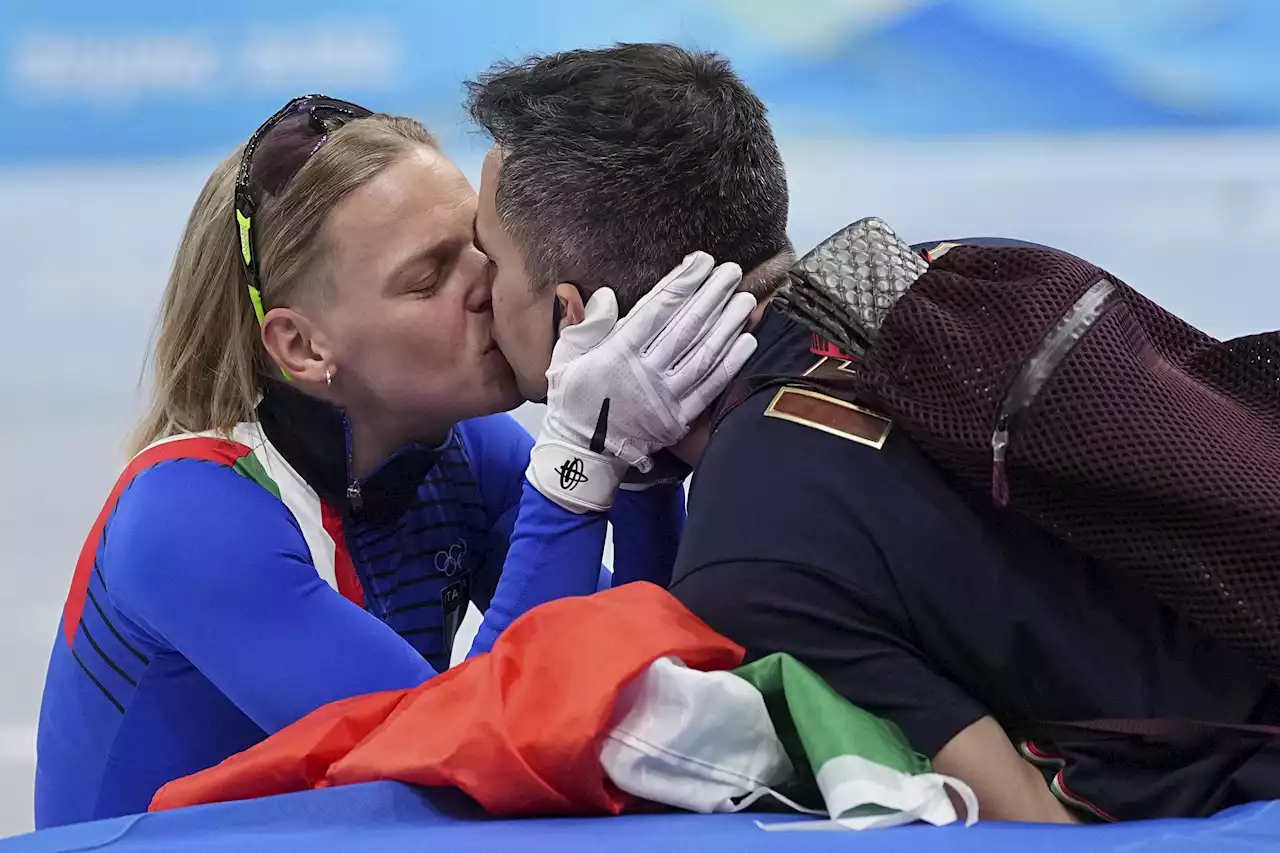 For love or country: Speedskater Fontana feuds with Italy