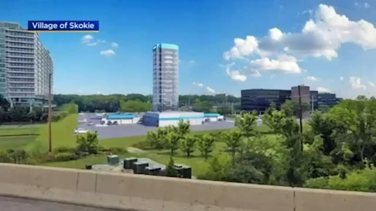 Crowds Pack Skokie Village Meeting To Address Carvana Glass Car Tower; Many Say It Has No Place In Skokie