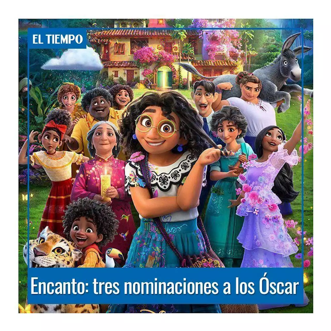 'Encanto', de Disney: con tres nominaciones en los premios Óscar