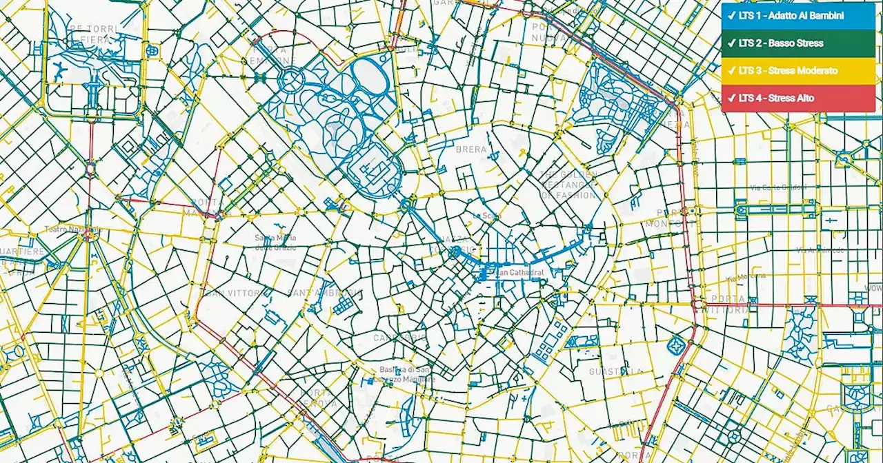 Piste ciclabili, ecco la mappa interattiva e gratuita per evitare lo stress