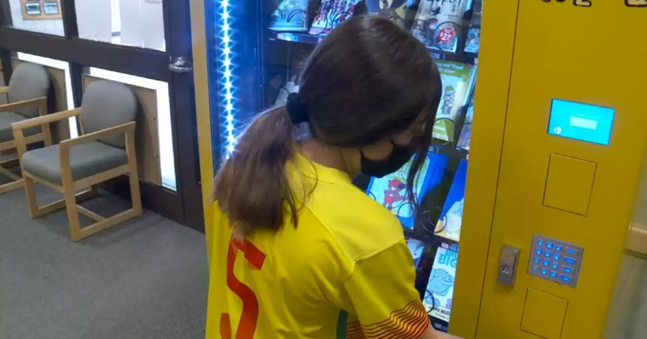 Provo school uses book vending machine to reward students, promote literacy