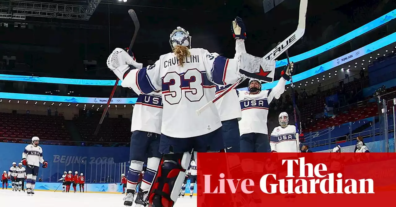 Winter Olympics 2022 day four: Men’s super-G; USA v Canada in ice hockey – live!