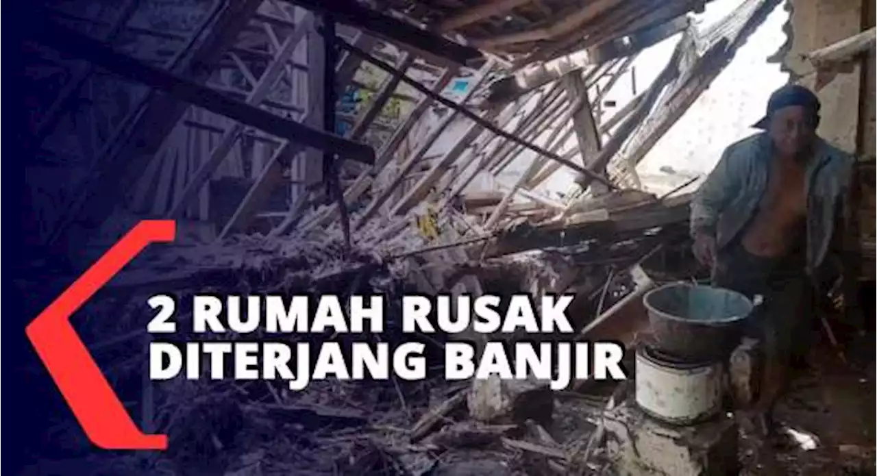 2 Rumah Warga dan Jembatan Desa di Probolinggo Rusak Diterjang Banjir