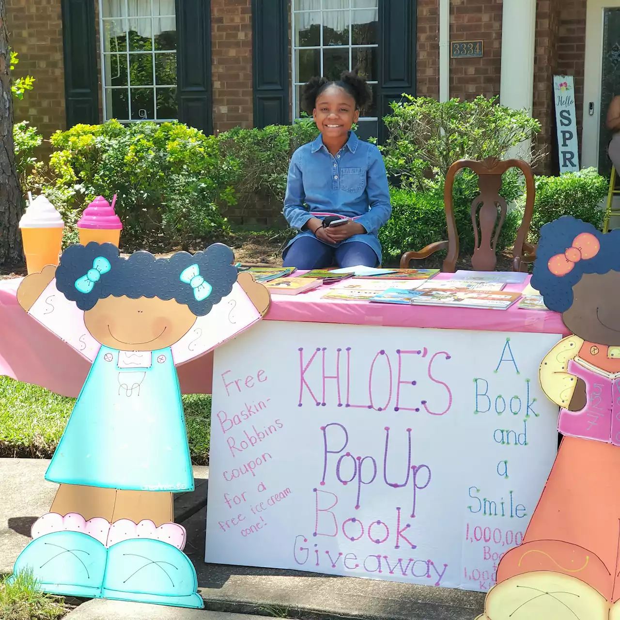 Faces of Change: Nine-Year-Old Khloe Joiner's Mission to Donate 1 Million Books