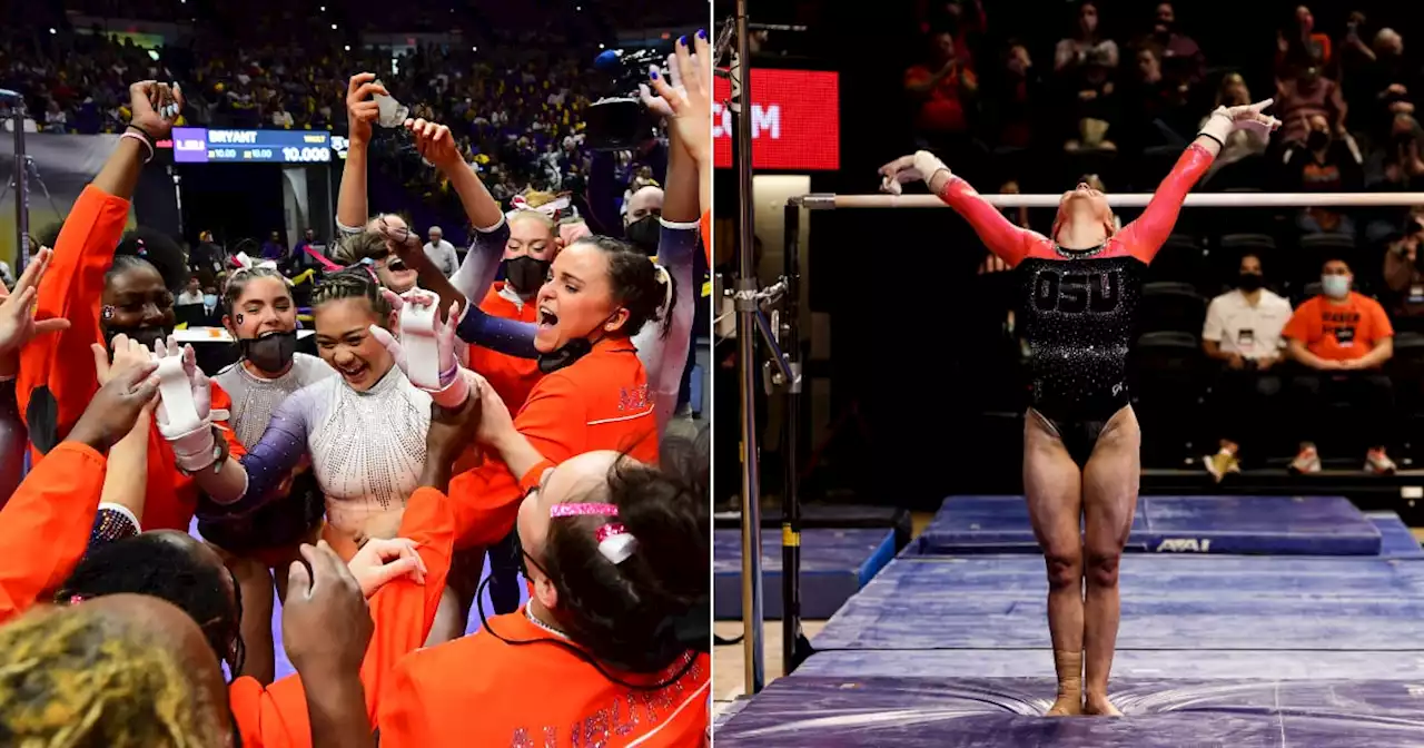 In Just 24 Hours, 4 Olympians Landed Perfect Scores in College Gymnastics