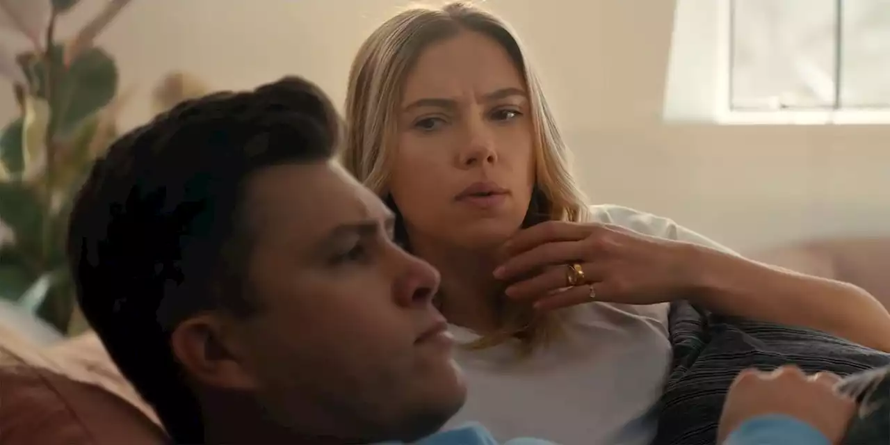 Scarlett Johansson & Colin Jost Get Their Minds Read In Super Bowl Alexa Ad