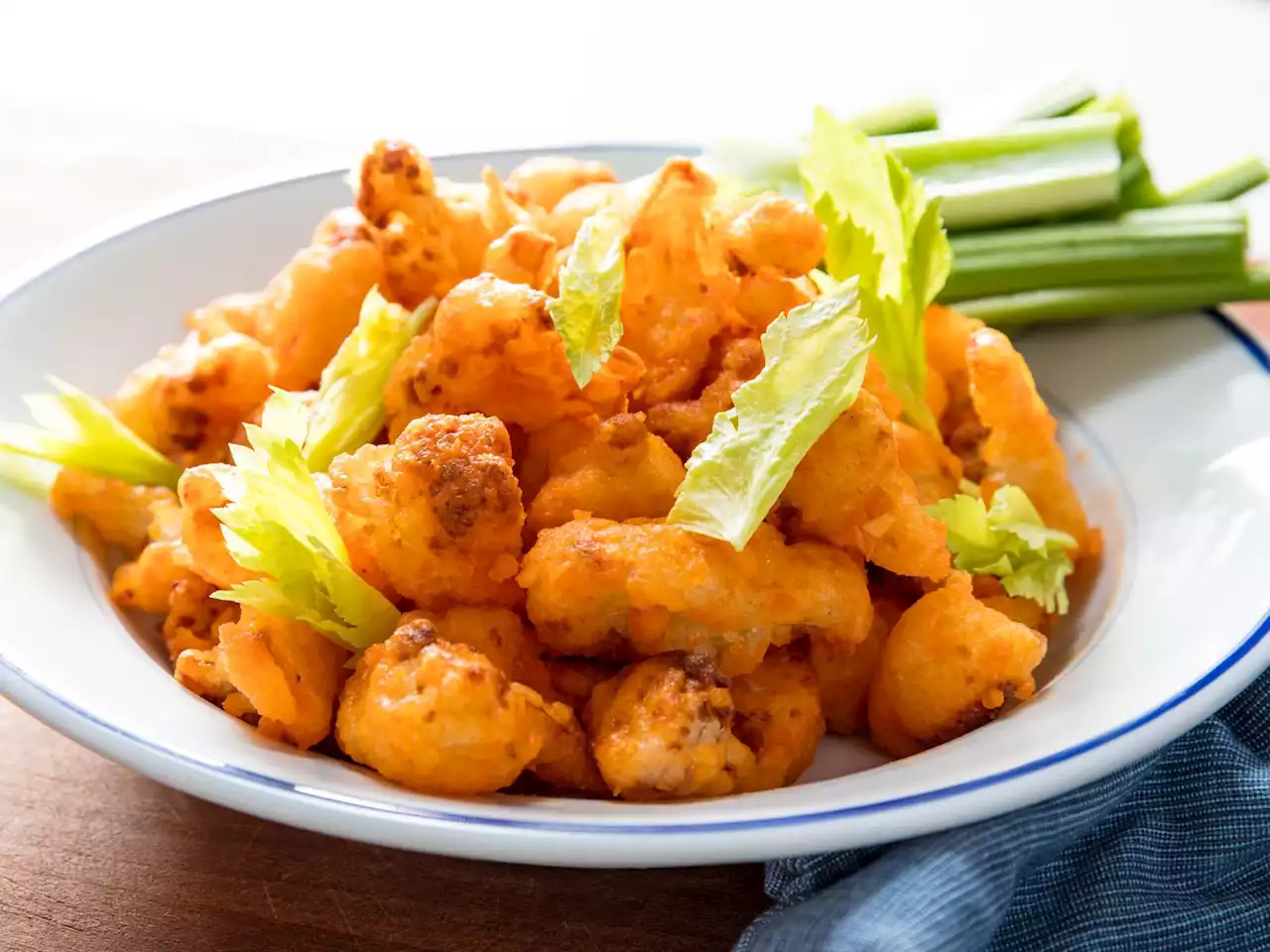 Crispy Buffalo Fried Cauliflower (Vegan) Recipe