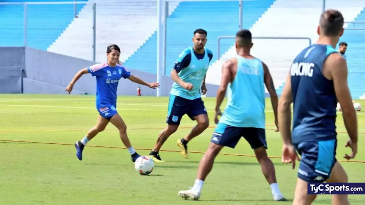 ¡Locura en las tribunas! Histórico entrenamiento mixto de Racing - TyC Sports