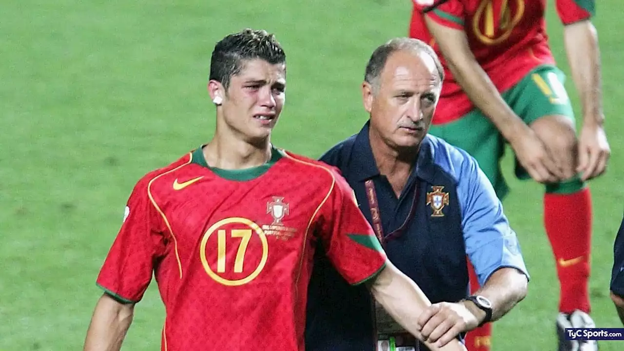 Scolari reveló cómo reaccionó Cristiano Ronaldo el día que murió su padre - TyC Sports