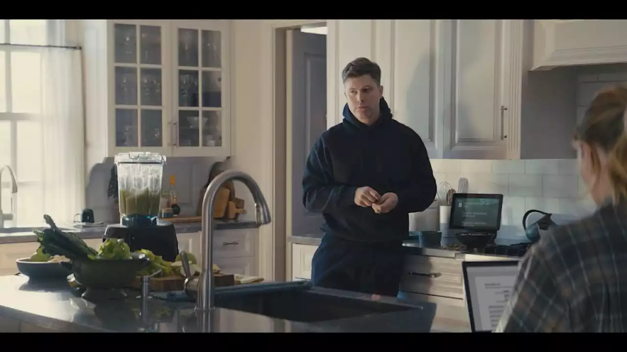 Scarlett Johansson, Colin Jost Team Up in Amazon Super Bowl Ad for Alexa