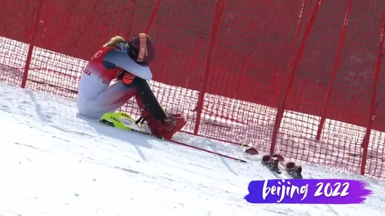 World reacts to Winter Olympics’ most heartbreaking scene as champ crashes out again