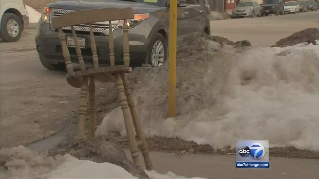 Chicago 'dibs': Items from wintertime parking spot tradition to be cleaned up