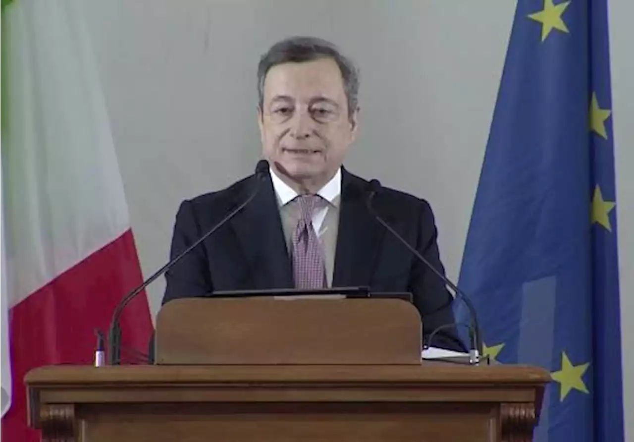 Draghi a Genova: 'Coraggio genovesi ci mostra come ripartire dopo tragedia'