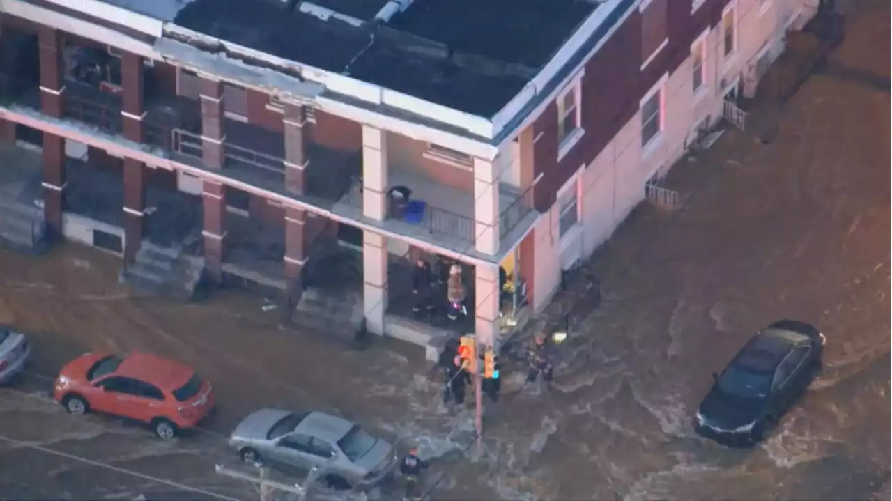 16 Philadelphia Public Schools Close Following 48-Inch Water Main Break Causing Major Flooding In Kingsessing