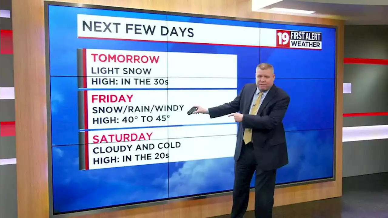 Northeast Ohio weather: Active pattern to bring temperature swings, rounds of rain and snow