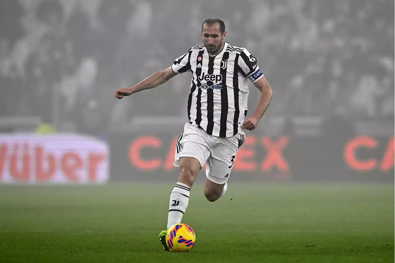 Juve, Chiellini torna a marzo per l'Italia e la Champions