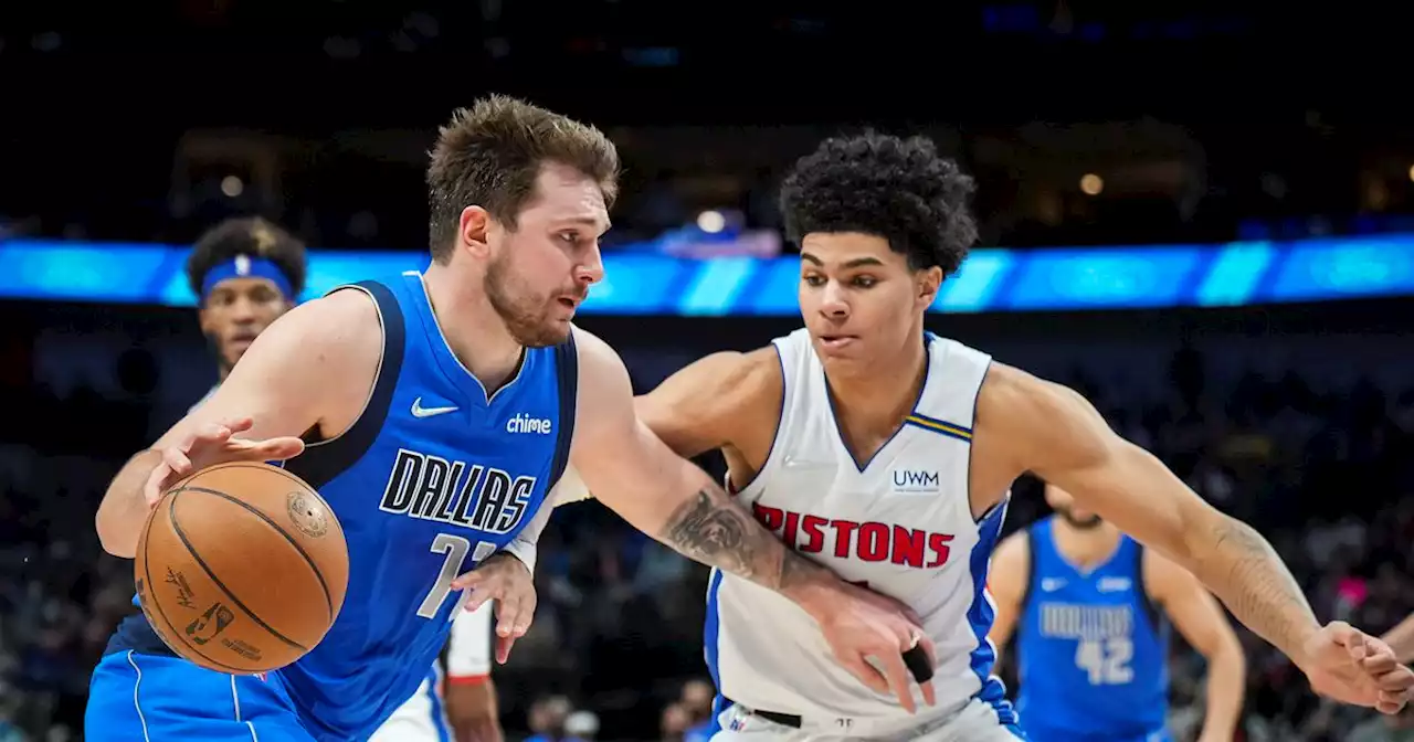 Luka Doncic throttles Pistons in Mavericks’ final game before the NBA trade deadline