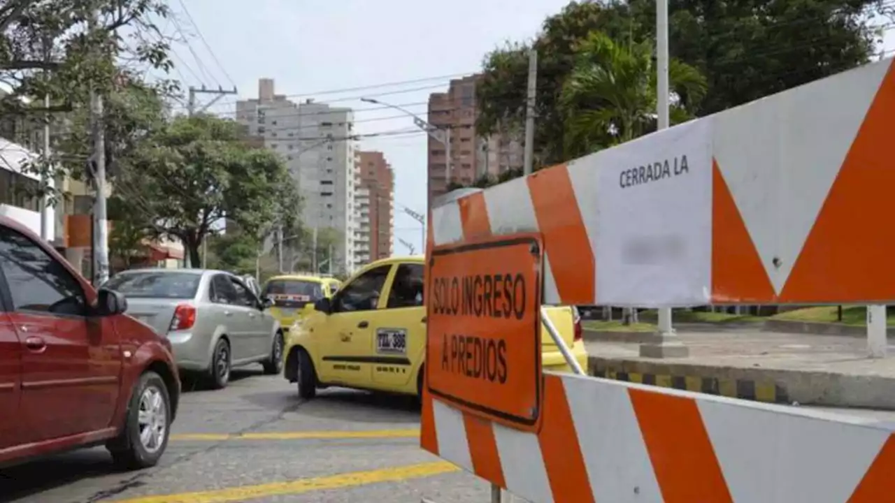 Tránsito anuncia cierre de vías para este miércoles en Barranquilla