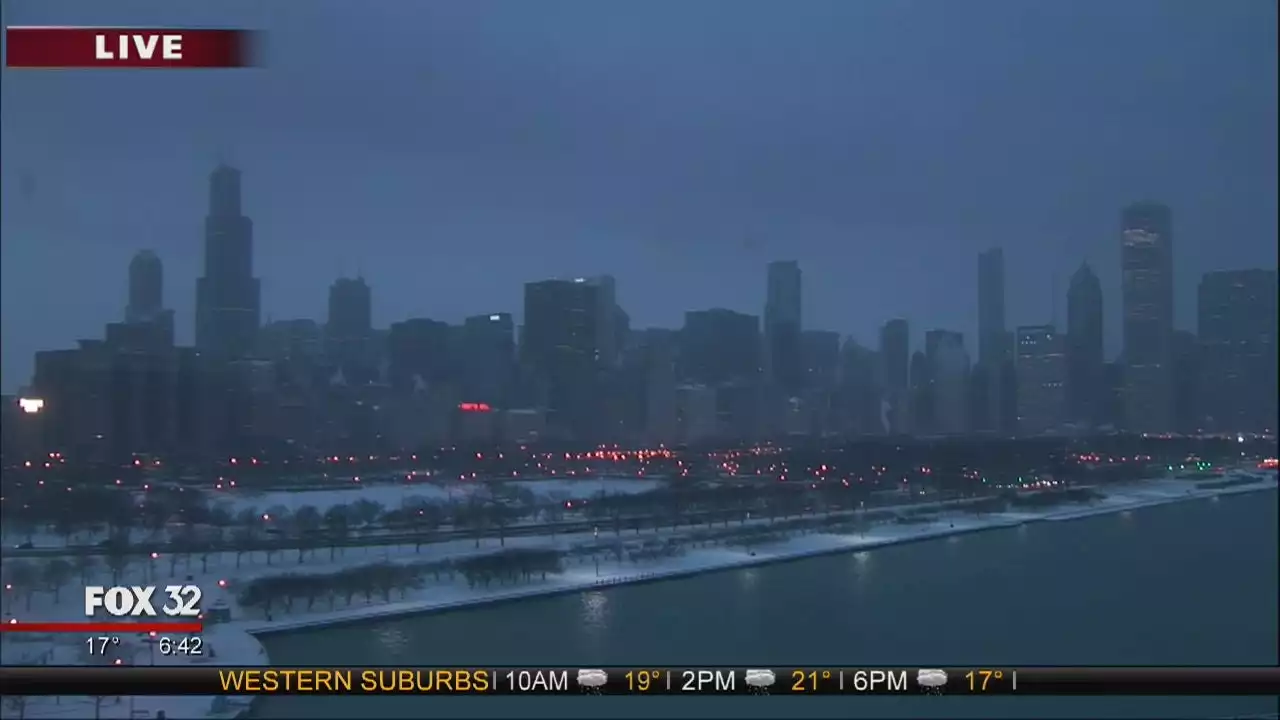 Scattered snow showers expected Wednesday afternoon across Chicagoland