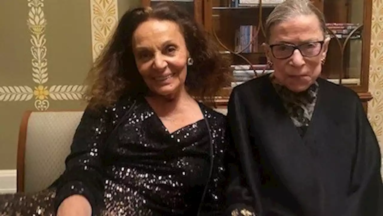 Diane von Furstenberg receives Justice Ruth Bader Ginsburg Woman of Leadership award