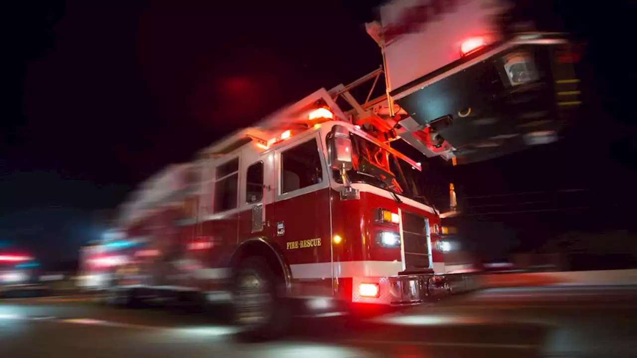 San Jose: Firefighters pull person from burning home