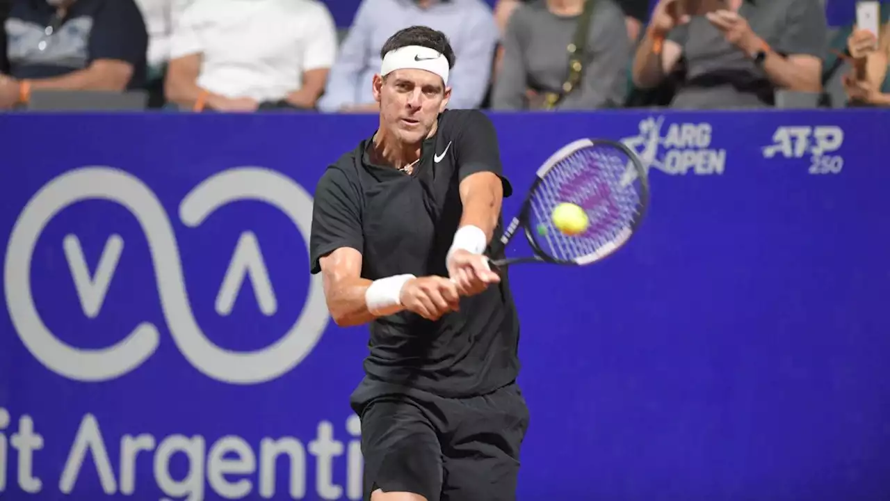 Juan Martín Del Potro perdió ante Federico Delbonis en su regreso al tenis