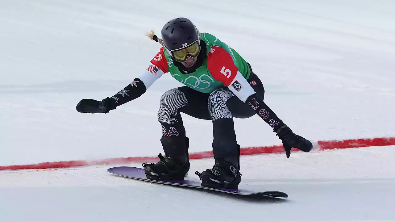 Lindsey Jacobellis Wins Snowboard Cross, Giving US 1st Beijing Gold