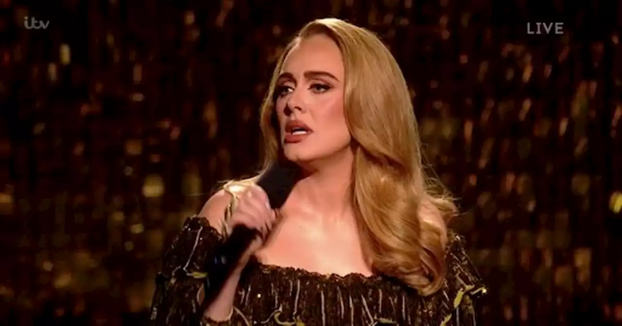 Adele praised for 'iconic' Brits performance after cancelling Vegas shows