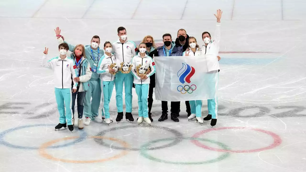 Eiskunstlauf bei Olympia: Warum die russische Auswahl um ihre Goldmedaille bangen muss