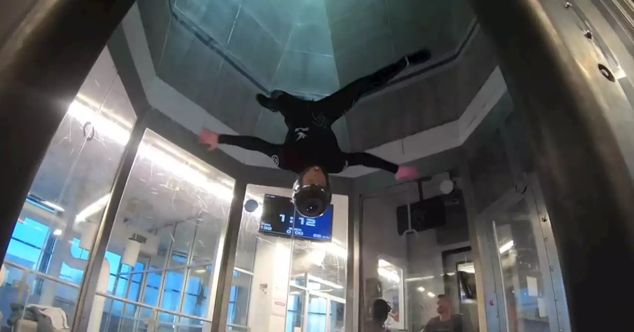 15-year-old girl making history in the world of indoor skydiving