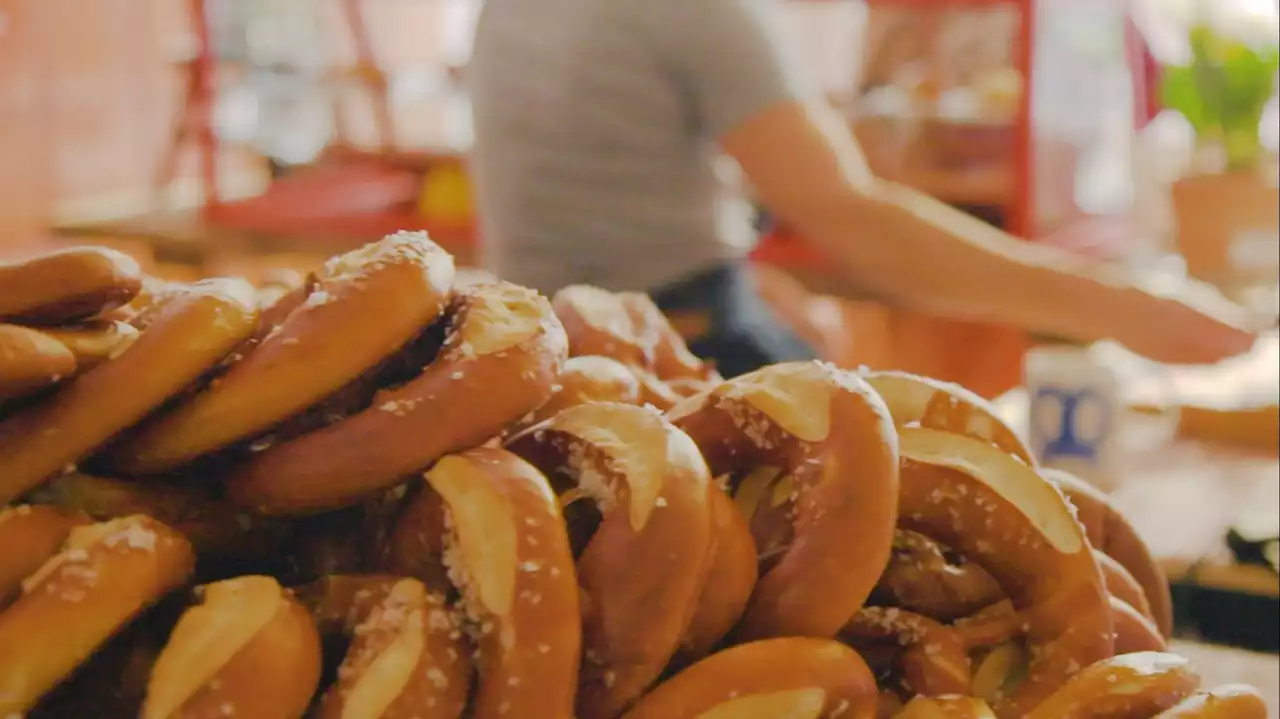 Squabisch Bakery serves German pretzels with a Californian twist