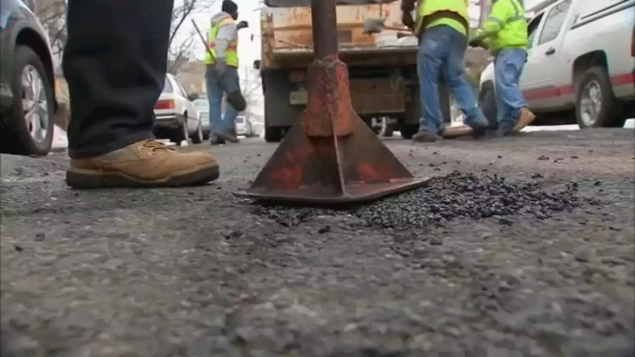 Pothole patrol: NJ crews hit roadways after harsh winter takes traffic toll