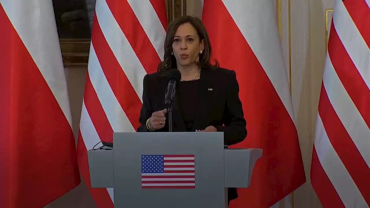 US VP Harris embraces call for war crimes probe of Russia