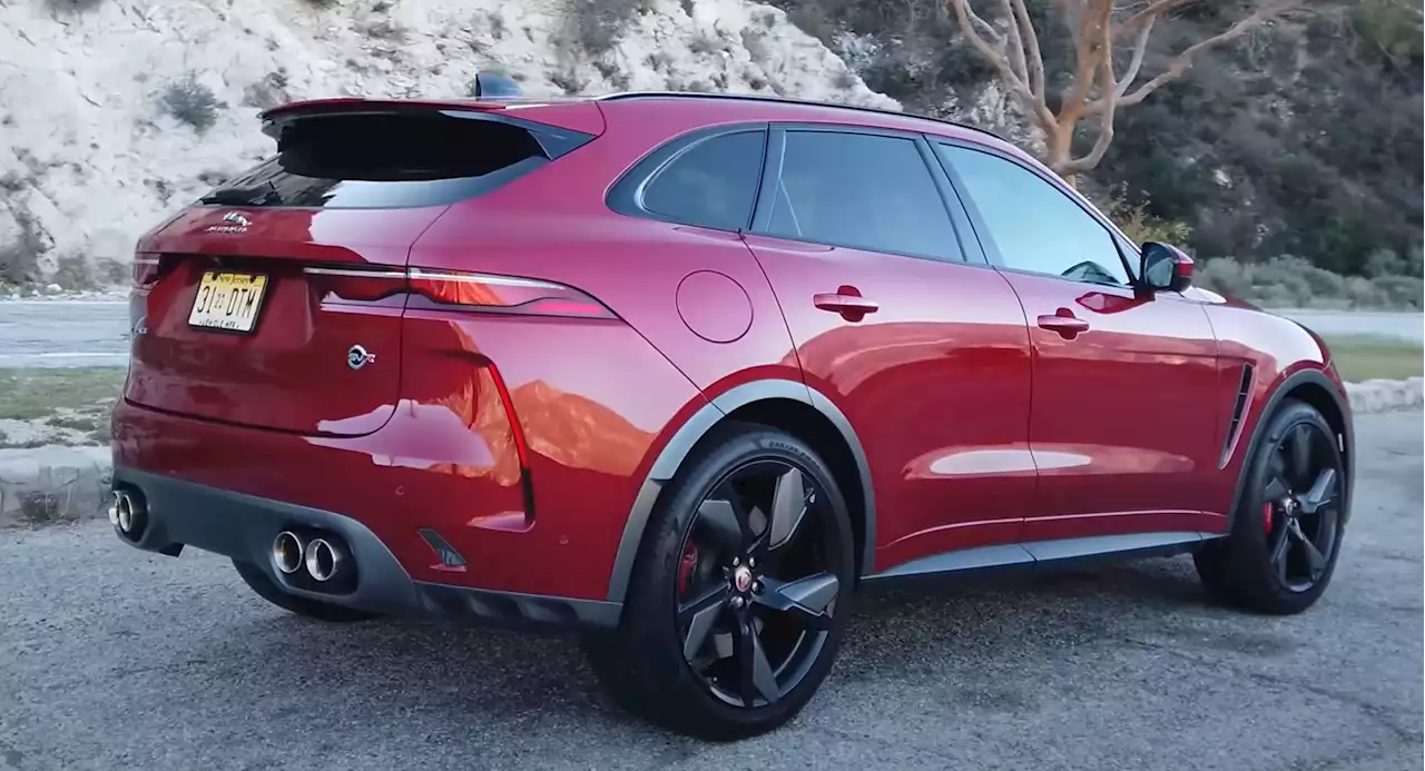 The Jaguar F-Pace SVR Is An Absolute Brute Of An SUV | Carscoops