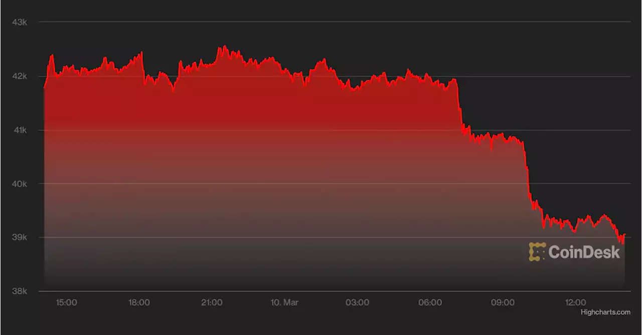 Bitcoin Reverses Wednesday's Gain Ahead of ECB Rate Decision, US Inflation