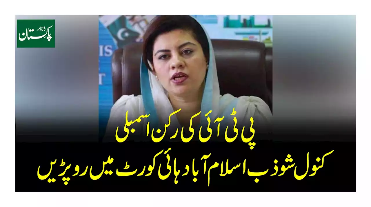 پی ٹی آئی کی رکن اسمبلی کنول شوذب اسلام آباد ہائی کورٹ میں رو پڑیں