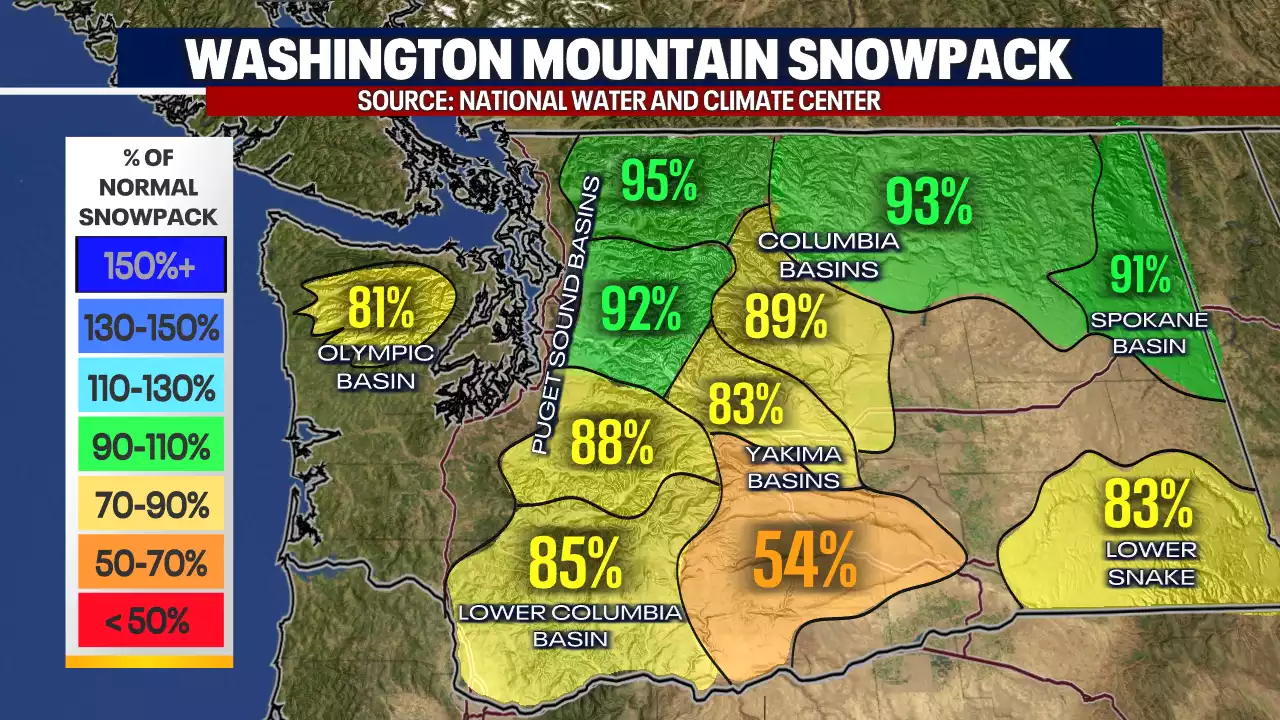 Heavy rain and mountain snow this weekend